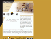 Tablet Screenshot of designtimesinc.com